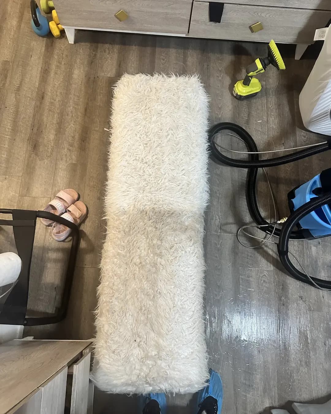 Coastal Estate Refresh: Carpets & Entryway Bench Restoration